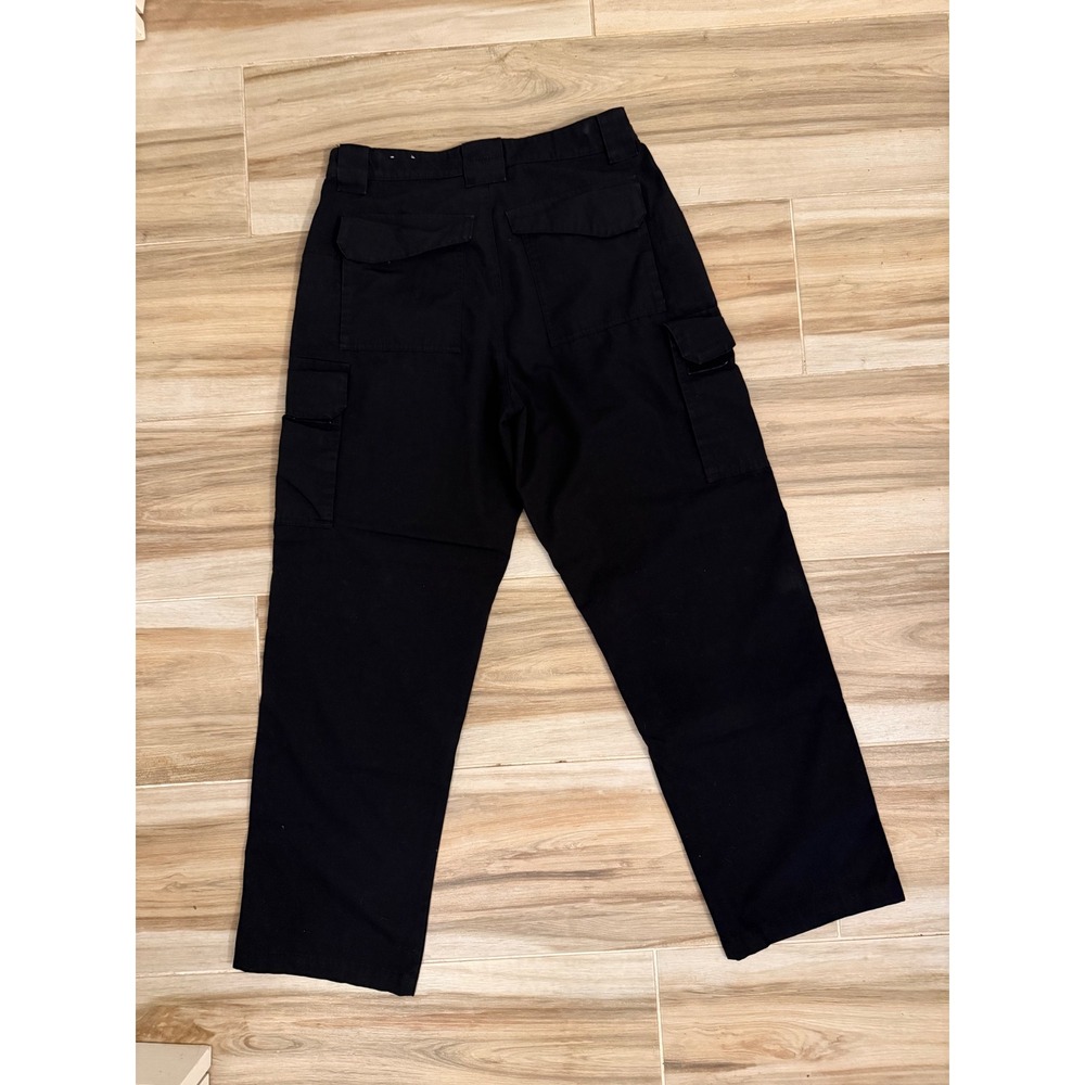 Tru-Spec Mens Tactical Cargo Pants Black 34x32 Ripstop Work Duty Trousers - Picture 3 of 7